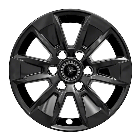 Coast2Coast 17", 6 Spoke, Gloss Black, Plastic, Set Of 4, For Alloy Wheels IWCIMP436BLK